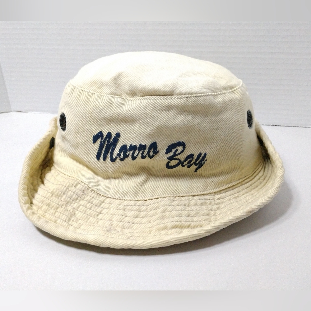 Child's Morro Bay Bucket Hat Yellow Cotton Canvas